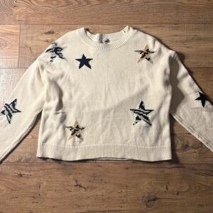 Starry Cream Sweater